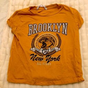 Orange shirt for a kid